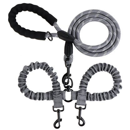 One retractable double-ended pet leash {{Product vendor}}
