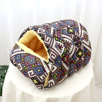 Disassemble and clean the closed cat bed {{Product vendor}}