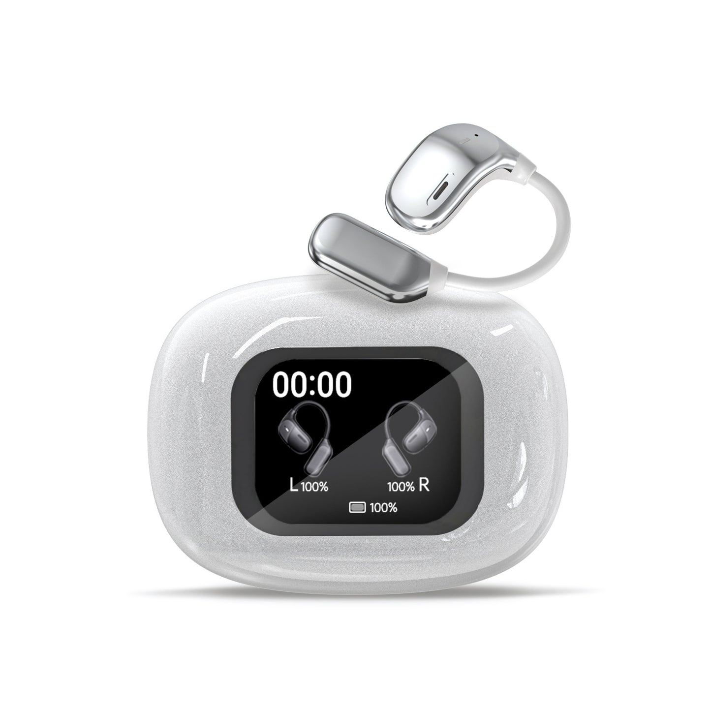 Wireless Bluetooth Headset with AI Translation and Color Display {{Product vendor}}
