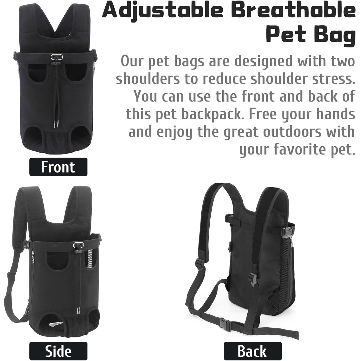 Adjustable Breathable Pet Travel Backpack {{Product vendor}}