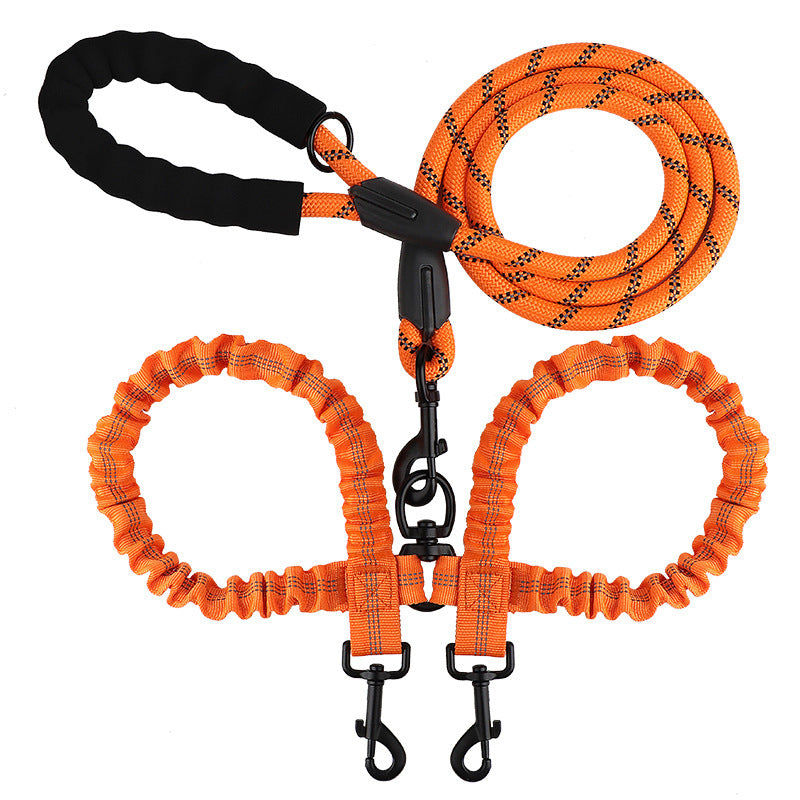 One retractable double-ended pet leash {{Product vendor}}