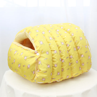 Disassemble and clean the closed cat bed {{Product vendor}}
