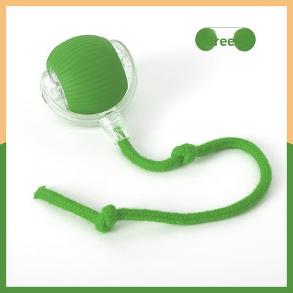 Automatic Rolling Cat Toy Ball with Rope {{Product vendor}}