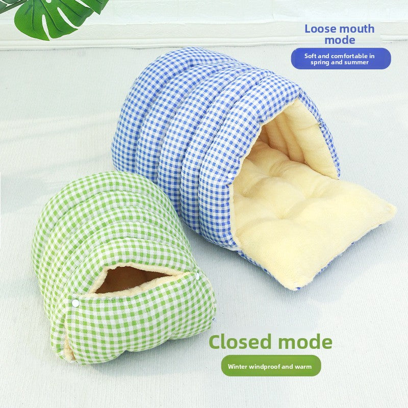 Disassemble and clean the closed cat bed {{Product vendor}}