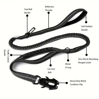 Pet Products Dog Frog Buckle Tactical Leash Dog Rope Large {{Product vendor}}