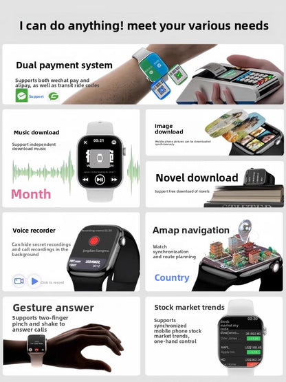 Smart Watch with Health Monitoring and Bluetooth Calling {{Product vendor}}