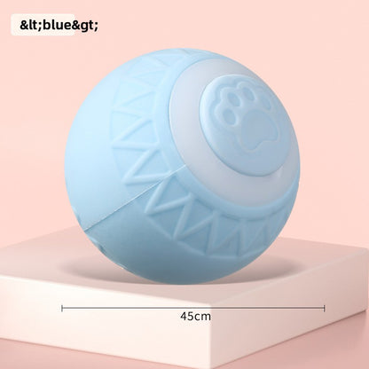 Automatic Rolling Cat Toy Ball with Rope {{Product vendor}}