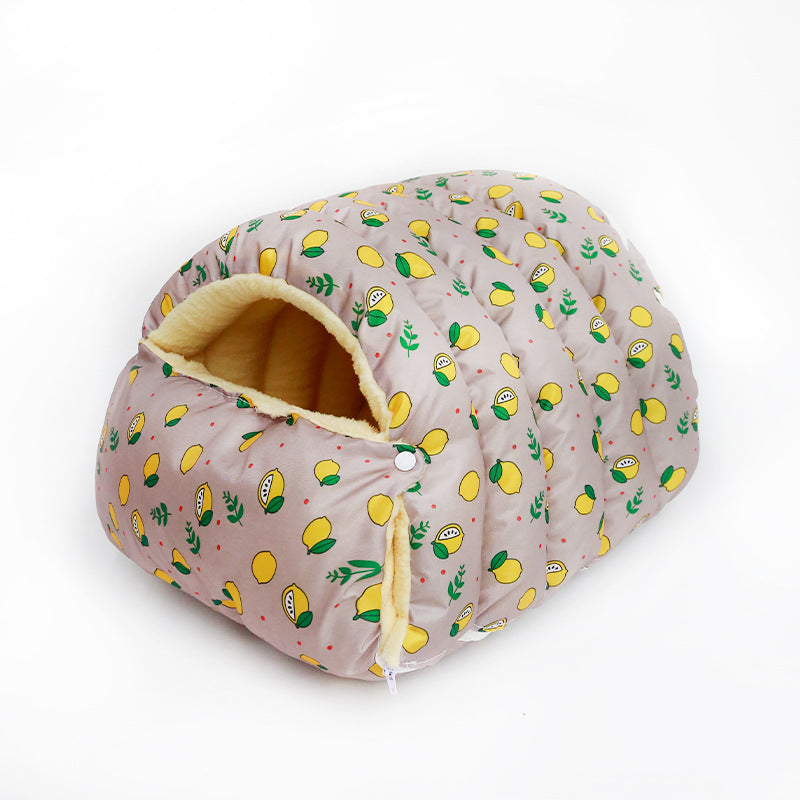 Disassemble and clean the closed cat bed {{Product vendor}}