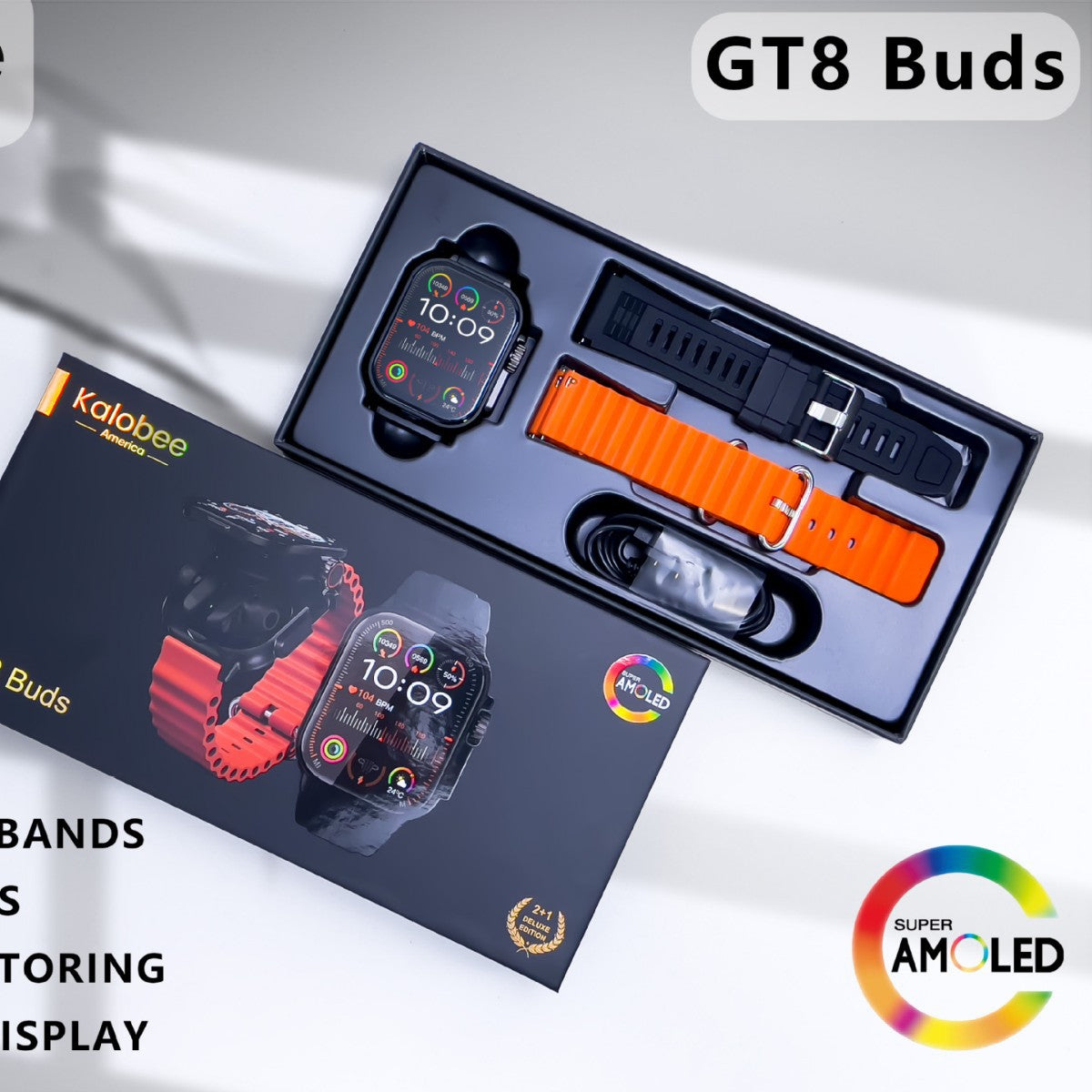GT8BUDS Smart Watch with Bluetooth Headset {{Product vendor}}