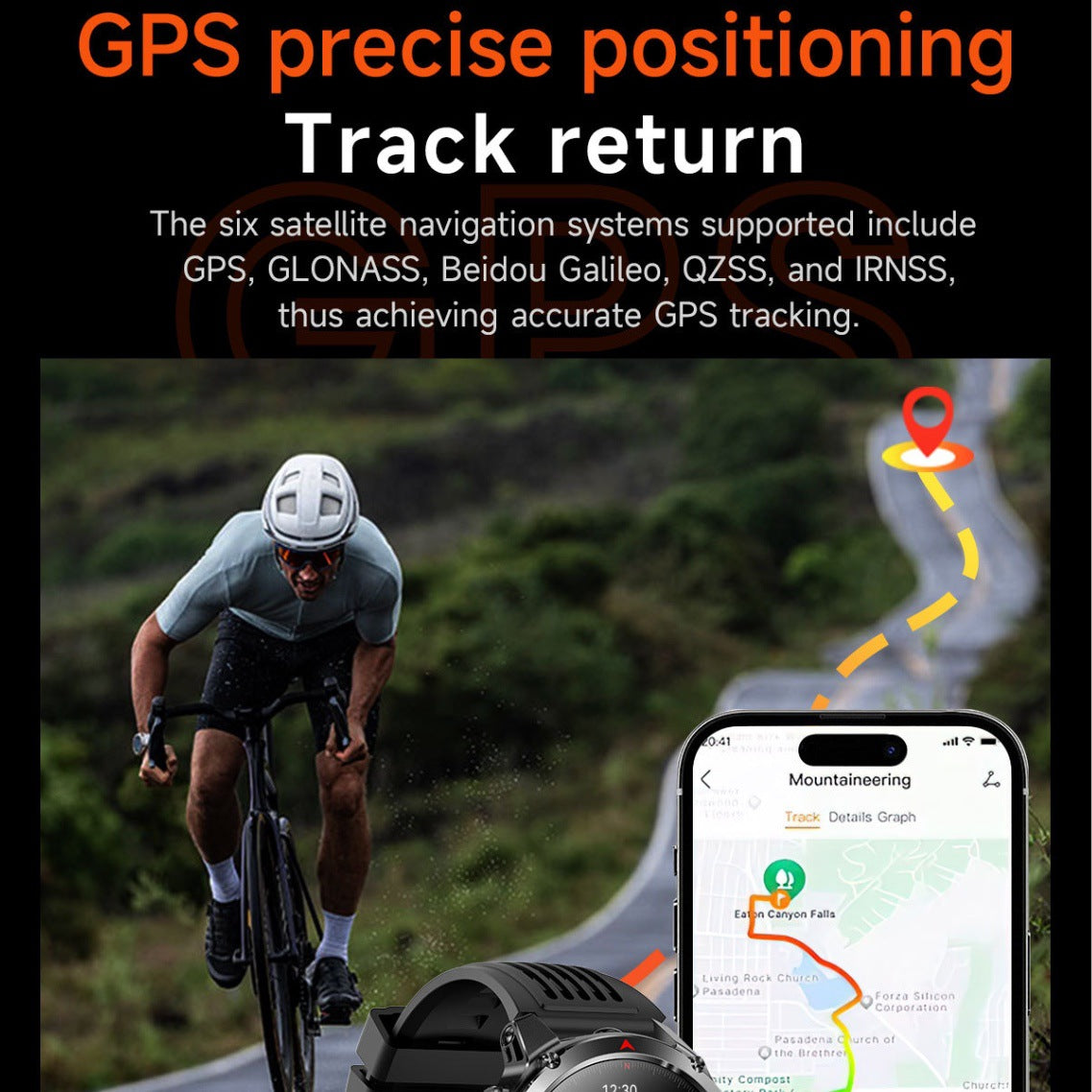 GPS Smart Watch with Health Monitoring {{Product vendor}}
