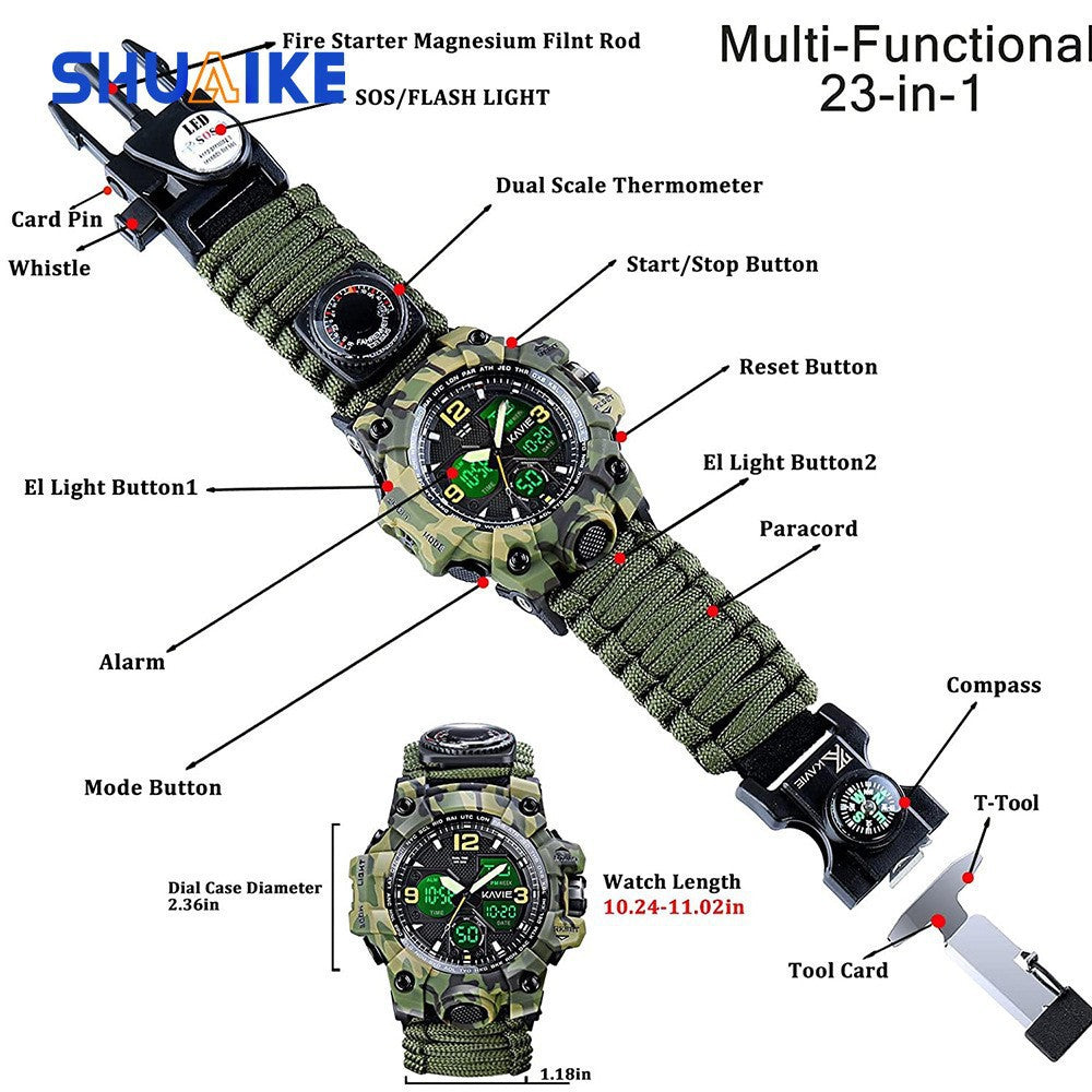 Dual Display Multifunction Outdoor Watch {{Product vendor}}