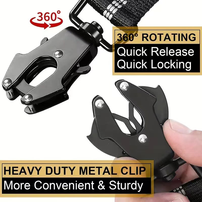 Pet Products Dog Frog Buckle Tactical Leash Dog Rope Large {{Product vendor}}