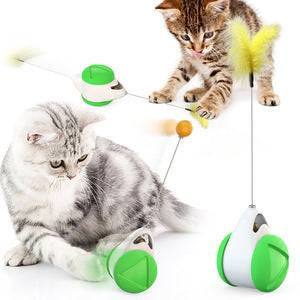 Cat toys, cat teaser sticks, slow food dispensers, leaky food balls {{Product vendor}}