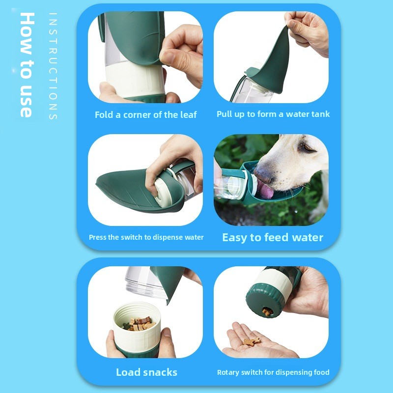 Collapsible Silicone Pet Food and Water Cup {{Product vendor}}