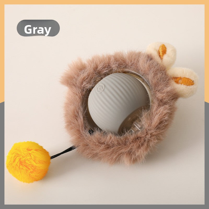 Automatic Rolling Cat Toy Ball with Rope {{Product vendor}}