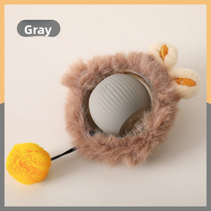 Automatic Rolling Cat Toy Ball with Rope {{Product vendor}}