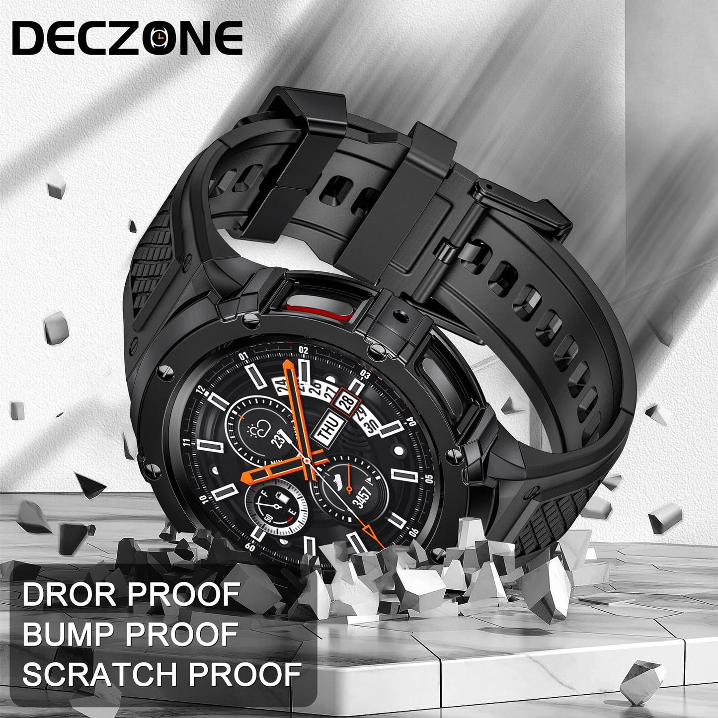 Samsung Watch Stainless Steel TPU Strap {{Product vendor}}