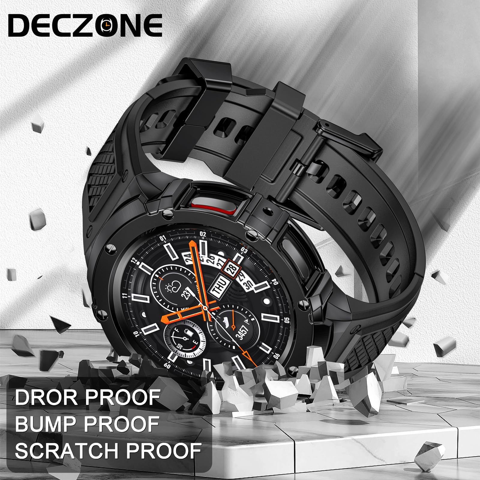 Samsung Watch Stainless Steel TPU Strap {{Product vendor}}