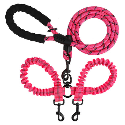 One retractable double-ended pet leash {{Product vendor}}
