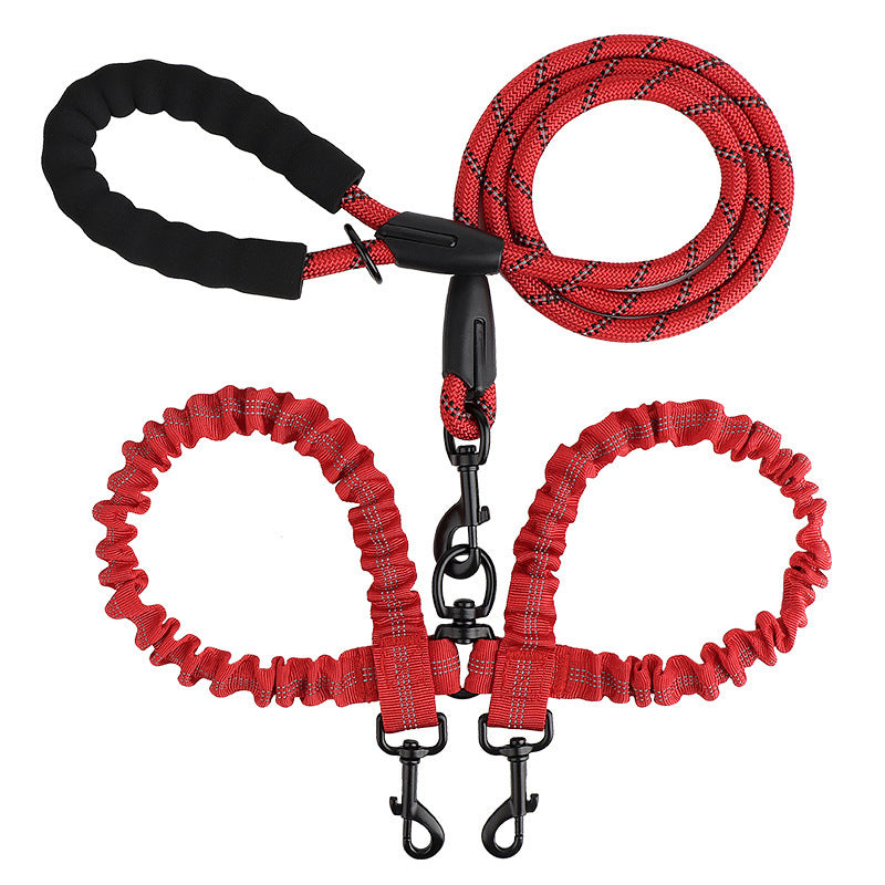 One retractable double-ended pet leash {{Product vendor}}
