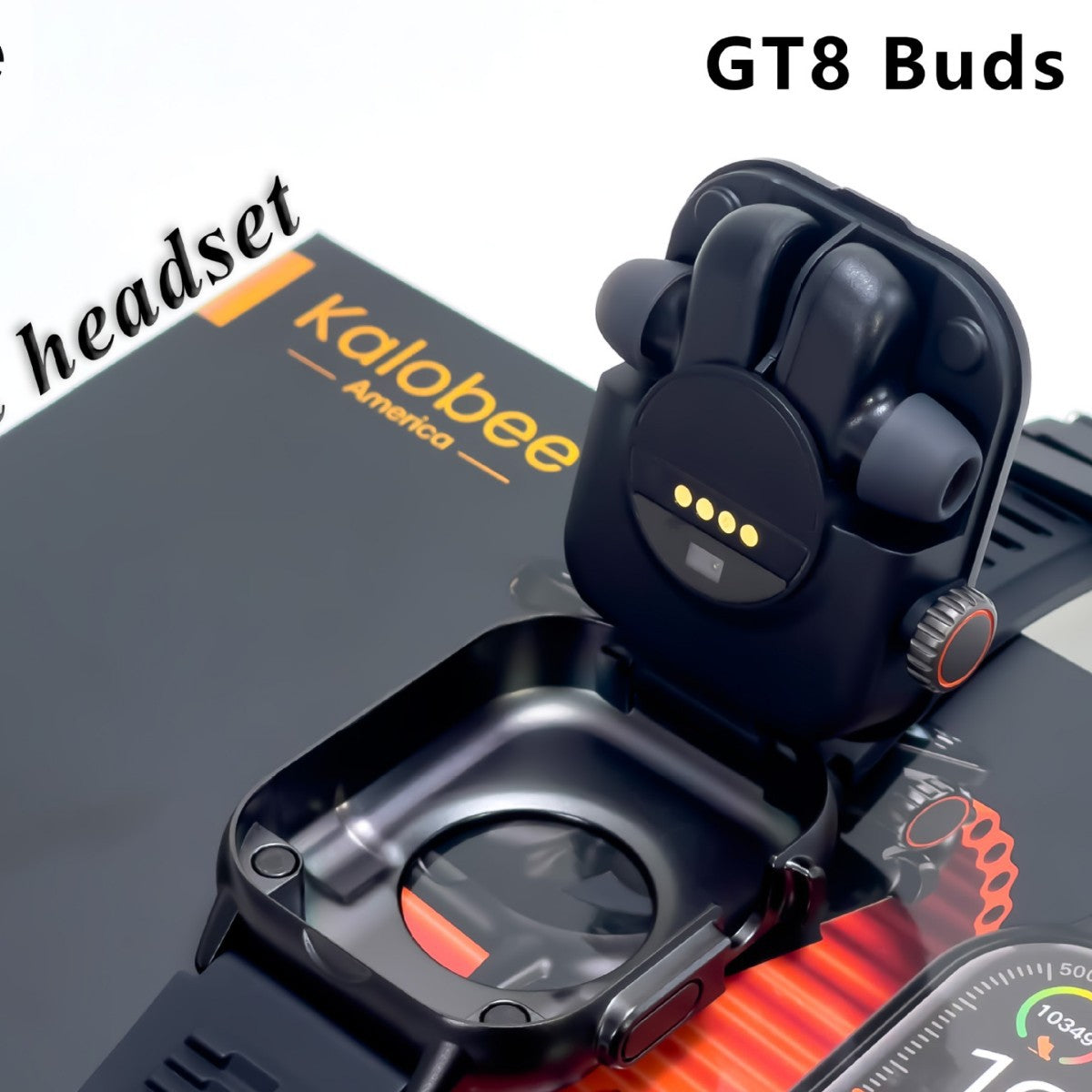 GT8BUDS Smart Watch with Bluetooth Headset {{Product vendor}}