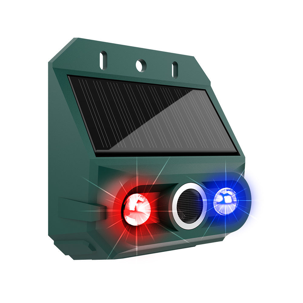 Solar Powered Animal Deterrent with Ultrasonic and Flash Technology {{Product vendor}}