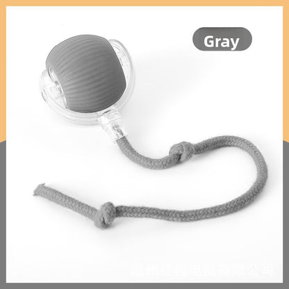Automatic Rolling Cat Toy Ball with Rope {{Product vendor}}