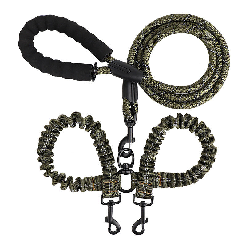 One retractable double-ended pet leash {{Product vendor}}