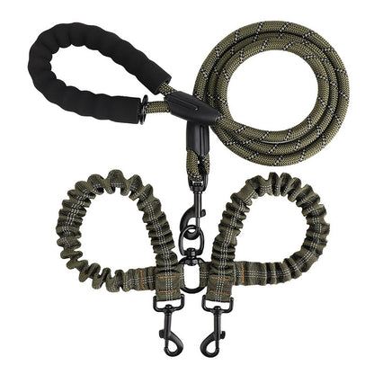 One retractable double-ended pet leash {{Product vendor}}