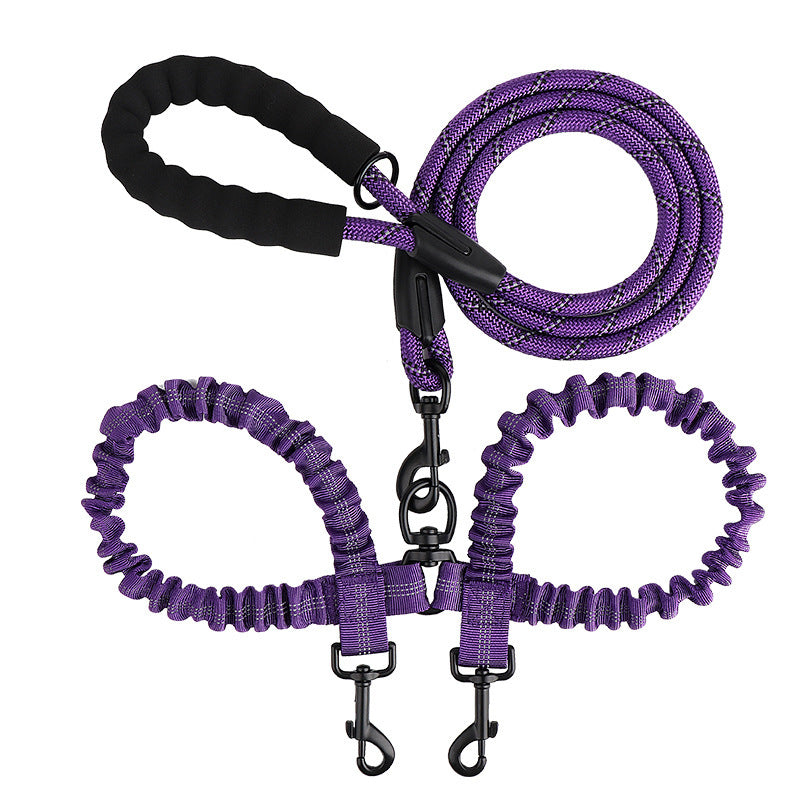 One retractable double-ended pet leash {{Product vendor}}
