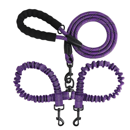 One retractable double-ended pet leash {{Product vendor}}