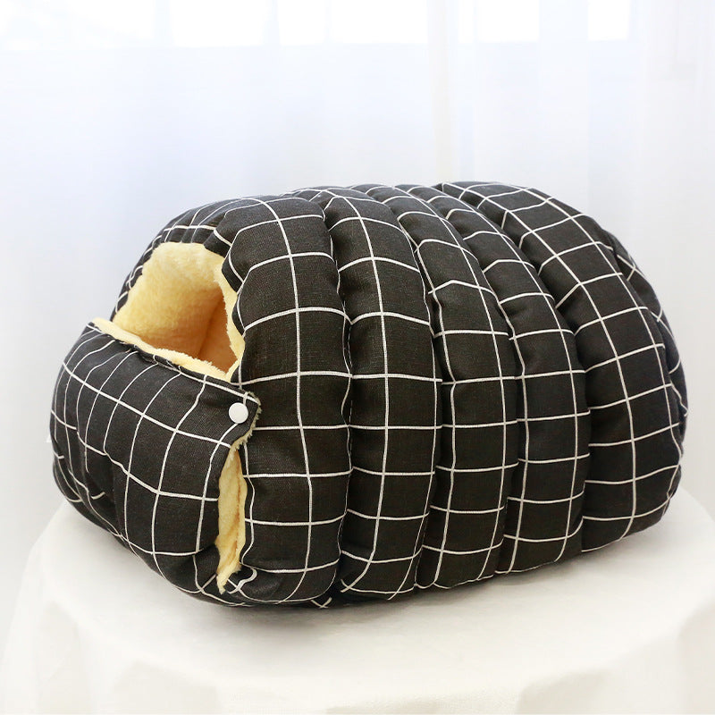 Disassemble and clean the closed cat bed {{Product vendor}}