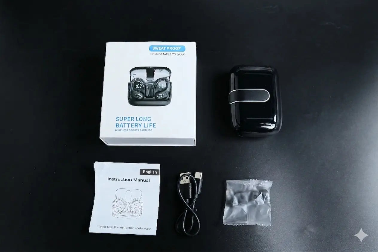 SŁUCHAWKI BEZPRZEWODOWE DOUSZNE TWS NS ANC ENC BLUETOOTH 5.3 IPX5 BASS {{Product vendor}}